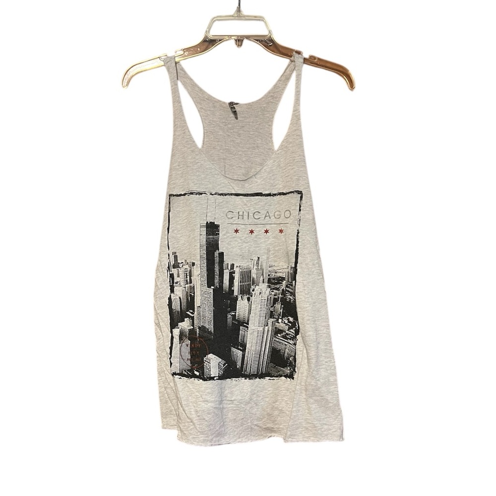 Chicago Graphic Tank Top - Gray